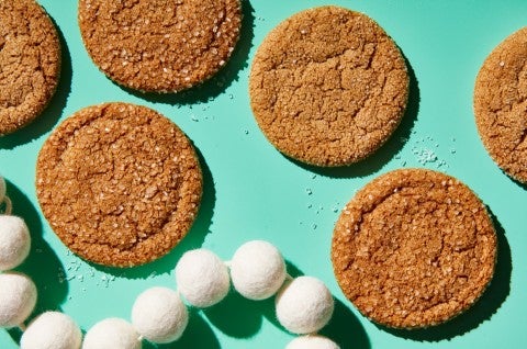 Spiced Rye Ginger Cookies - select to zoom